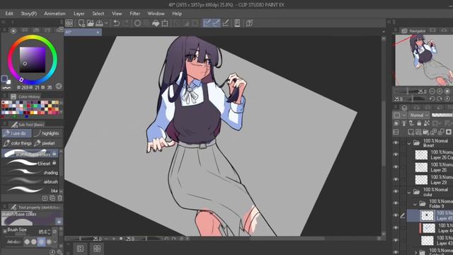 War Devil【Anime Speedpaint】 смотреть онлайн