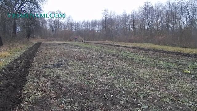 Вспашка мотоблоком Зубр (zubr) земли смотреть онлайн