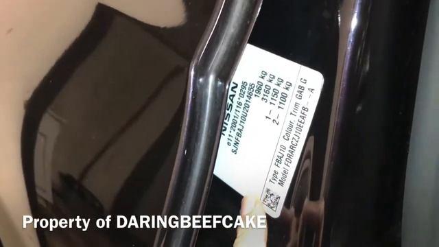 Nissan Qashqai 2009 2010 colour code location смотреть онлайн