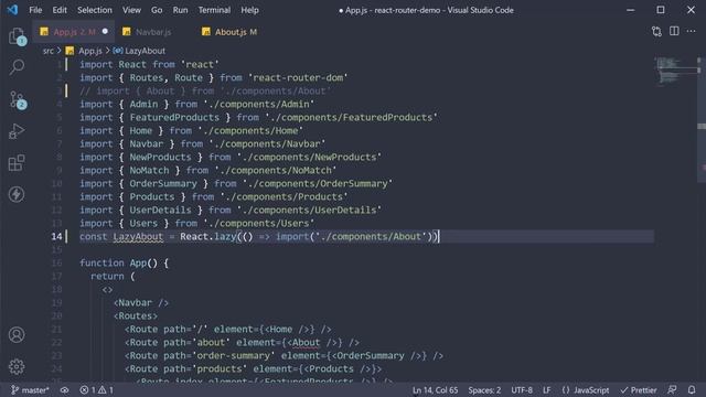 React Router Tutorial - 14 - Lazy Loading