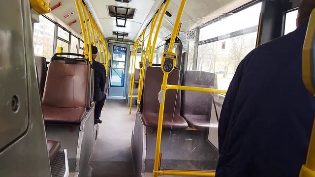 Поездка на МАЗ 203.068 Гос АО 2252-7 маршрут 972э смотреть онлайн