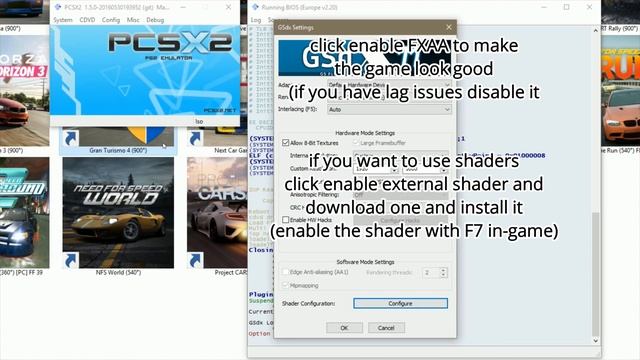 [Tutorial] Gran Tursimo 4 on PCSX2 - Config + G27 - 60 FPS - 2022 смотреть онлайн