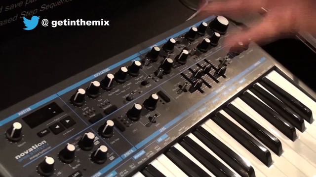 Novation Bass Station 2, First Look at MusikMesse 2013 with www.getinthemix.com смотреть онлайн