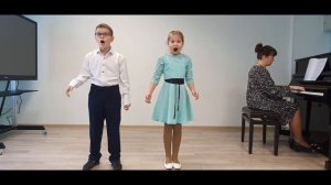 Рубцова Елизавета, Ефимов Илья, вокал, муз. Е. Подгайца, сл. Т. Собакина «Прилетели бегемоты» ТриУмф