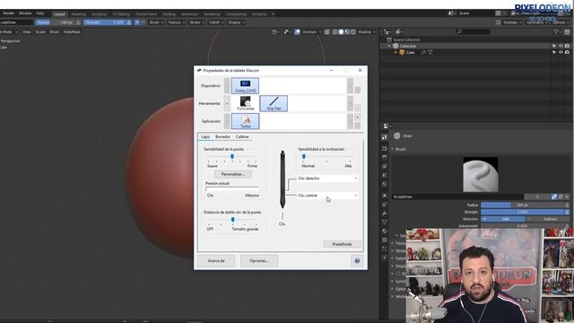 Configurar Blender para usar tableta // PIXELODEON 3D School смотреть онлайн