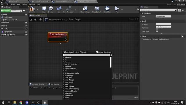 Unreal Engine 4 Tutorial - Equipment System Part 9: Saving Loadout смотреть онлайн