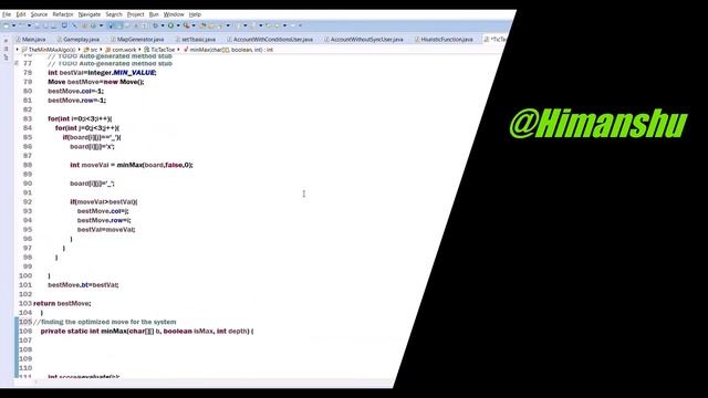 Tic Tac Toe game with minmax algorithm #java #game #tictactoe #programming #code #minMax смотреть онлайн