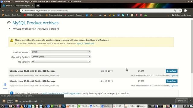 Workbench upgrade to 8 on Ubuntu 18.04 because 6.3 Error parsing DDL - MySQL Database Practices смотреть онлайн