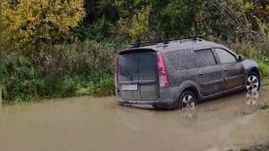 Ларгус кросс по полю. Проедет?