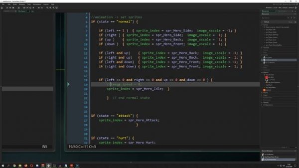 ? 8 Direction movement + state machine [Game Maker Studio 2 | Basics]
