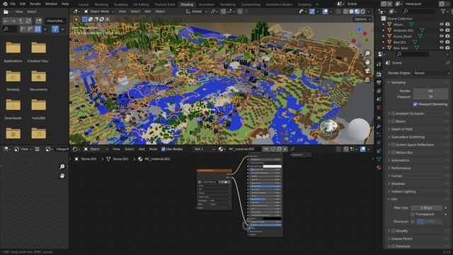 Import Minecraft Worlds Into Blender In 2 Minutes! смотреть онлайн