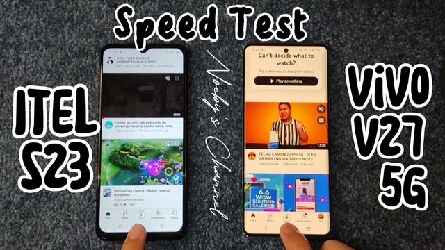 Itel s23 vs. Vivo V27 | Cheapest vs. expensive | Vivo v27 vs. Itel s23 | Noeby's Channel смотреть онлайн