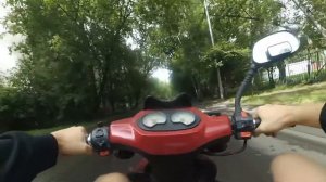 Какая максимальная скорость на китайском скутере?