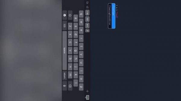 Coding in iOS, using the Koder app by Ahmed Majid