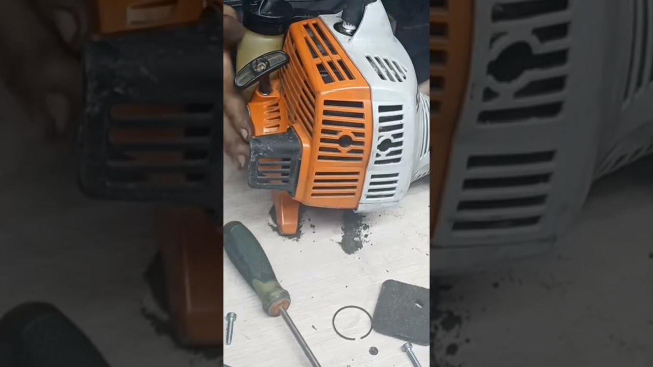 Легкий пуск после замены колец #мастерская #ремонтинструмента #youtube #бензоинструмент #stihl смотреть онлайн