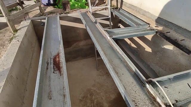 Перекрытие для подвала, подготовка до заливки бетона. смотреть онлайн