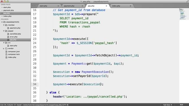 PayPal Payments with PHP: Charging Users (9/9) смотреть онлайн