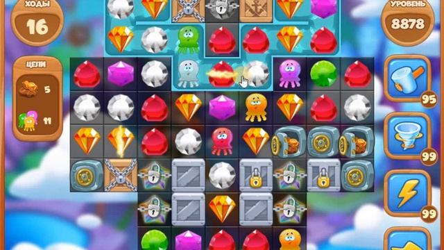 Сокровища пиратов 8878 уровень смотреть онлайн