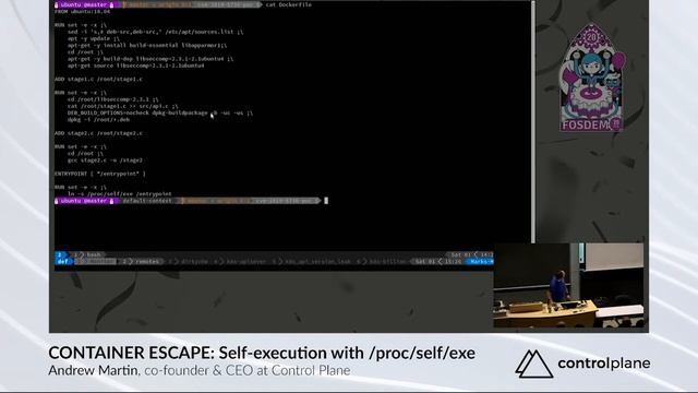 Container Escape: Self-execution with /proc/self/exe смотреть онлайн
