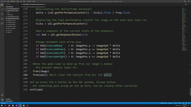 Nim SDL2 Game Development for Beginners #2 Adding walls and explaining image depth смотреть онлайн