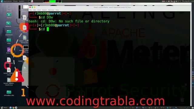 Installing JMetr on Parrot Security Linux смотреть онлайн