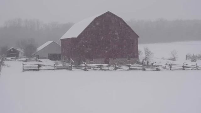Зима - звук метели уложит спать детей и взрослых на 1 час. смотреть онлайн