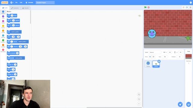 КАК СДЕЛАТЬ ПРЫЖОК В SCRATCH?? HOW TO MAKE A JUMP IN SCRATCH?? смотреть онлайн