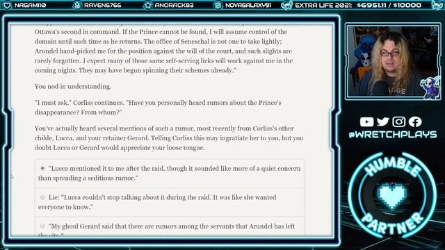Vampire: The Masquerade - Parliament of Knives | Let's Play Ep.2 | Misgivings [Wretch Plays] смотреть онлайн