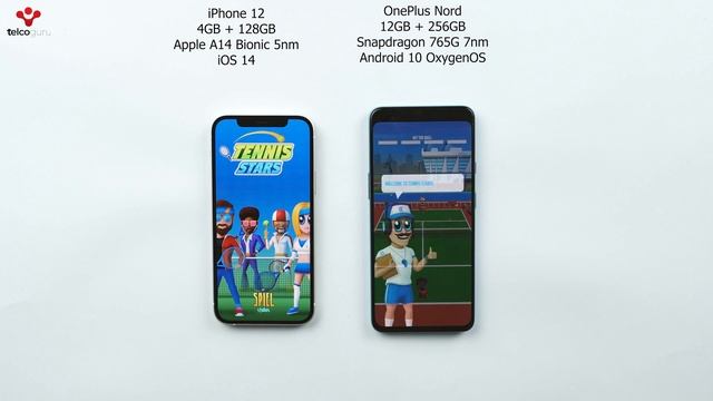 iPhone 12 vs OnePlus Nord Speed Test Comparison смотреть онлайн
