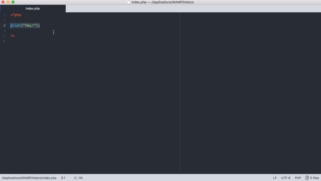 PHP Tutorial 2 - Printing Text смотреть онлайн