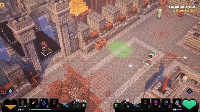 Minecraft Dungeons x box one- conferindo o game смотреть онлайн