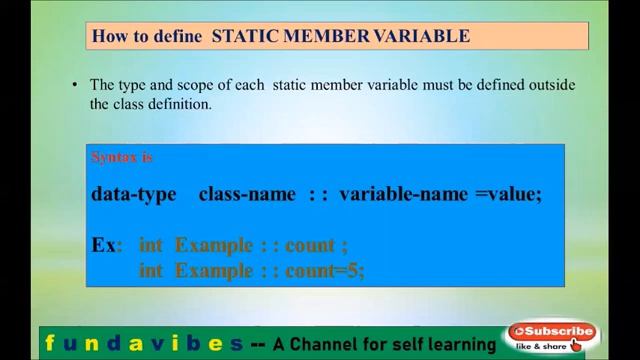Static Data Members in C++ смотреть онлайн