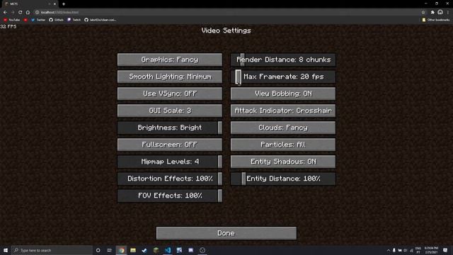 MCTS - Gui Scale and FPS смотреть онлайн