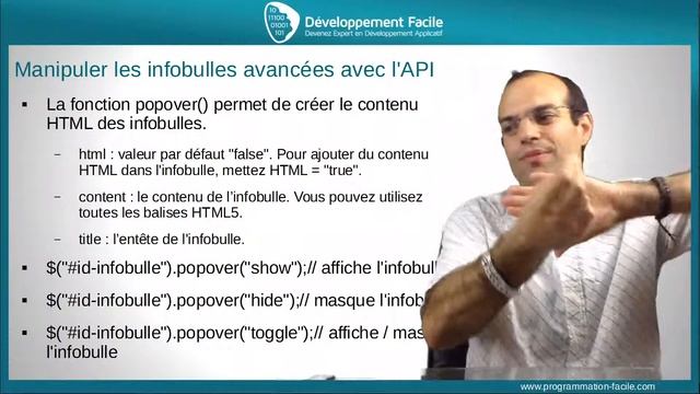 Les options avancées des infosbulles tooltip avec le Framework BootStrap 3 смотреть онлайн