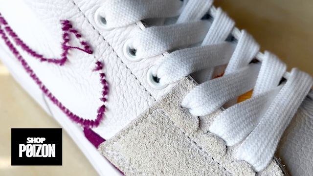 РАСПАКОВКА с POIZON - Nike SB Zoom Blazer Mid Edge DA2189-100 смотреть онлайн