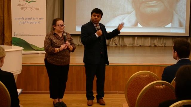 Открытие выставки "История жизни Сардара Валлабхаи Пателя" смотреть онлайн