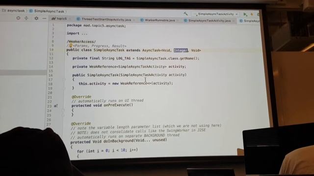ASyncTask Android Studio смотреть онлайн