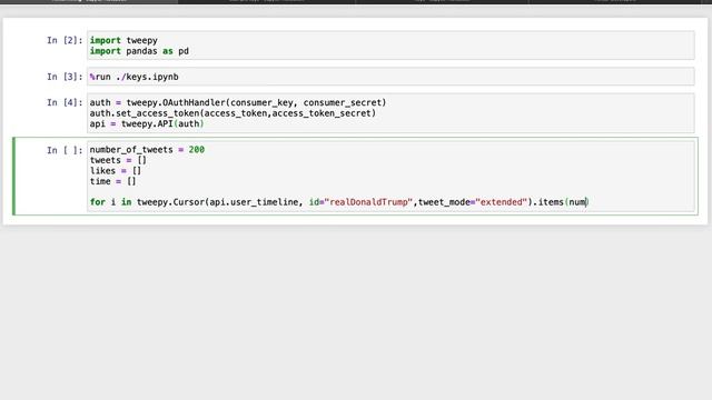 How to get TWITTER data and analyze it using Python [official API] смотреть онлайн