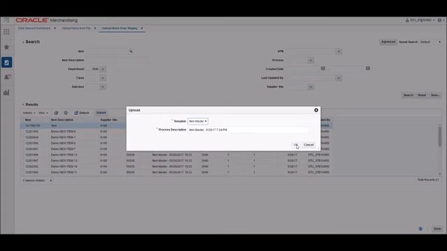 ORACLE RMS V16: Item induction overview смотреть онлайн