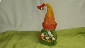 Домик из соленого теста "Домик в шапочке"