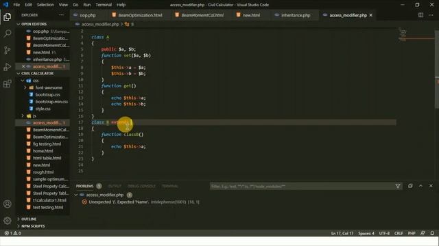 Access Modifier in PHP OOP | PHP OOP Lecture 4 | How to do this смотреть онлайн
