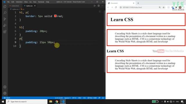 5. Padding | CSS Malayalam Tutorial смотреть онлайн