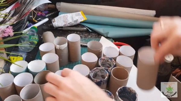 Адвент календарь из втулок от @podari.udivi