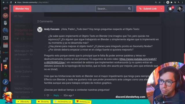 CURVAS EN NODOS - Blender Hoy LIVE #148 смотреть онлайн