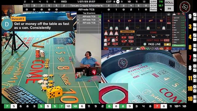TCS LIVE CRAPS Full ATS HIT #texascrapsshooters #crapslive #dice #livecraps смотреть онлайн