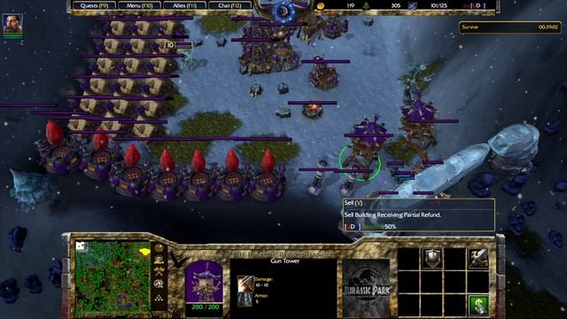 Warcraft 3 Reforged - Jurassic Park Survival EE v7.4A(F) (pve) смотреть онлайн