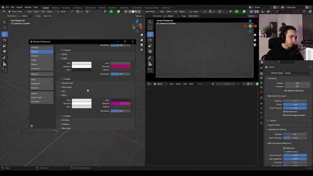 CUSTOMIZE Blender Themes! (FREE DOWNLOAD) смотреть онлайн