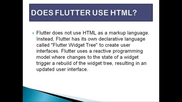 DOES FLUTTER USE HTML | Do I need to learn HTML for Flutter | Flutter tutorial смотреть онлайн