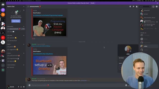 Come chat about Linux, Open source and Programming with me смотреть онлайн