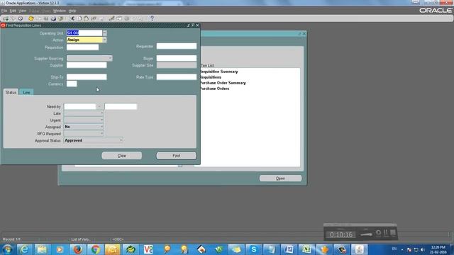 Oracle Purchasing Part 13 (Preferences, Return ,Modify Purchasing Requisition) (In Arabic Audio) смотреть онлайн